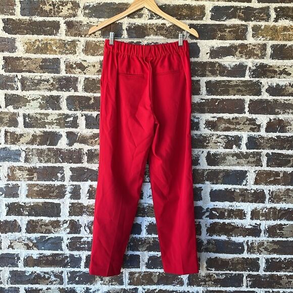 Ann Taylor Pintucked Red Pants XS - Picture 4 of 7